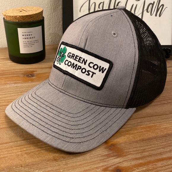 Richardson Other - Mesh back hat Richardson style 112. Green Cow Compost patch